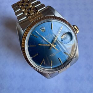 Rolex Datejust - 16013 Blue dial - Steel & Yellow Gold